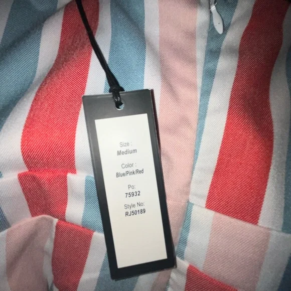 Striped Multicolor Jumpsuits - Picture 5 of 9